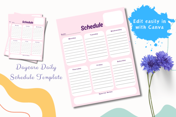 Download Editable Daily Schedule Template - Editable Collection