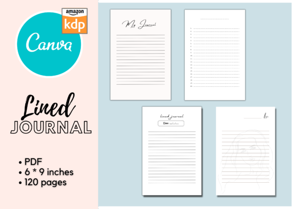 Download Lined Journals / Notebooks - Lined journal Collection