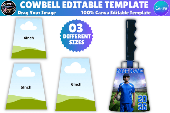 Download Cowbell Canva Editable Template - Editable Collection
