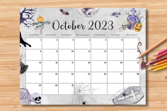 Download Editable /Fillable October 2023 Calendar - Editable Collection
