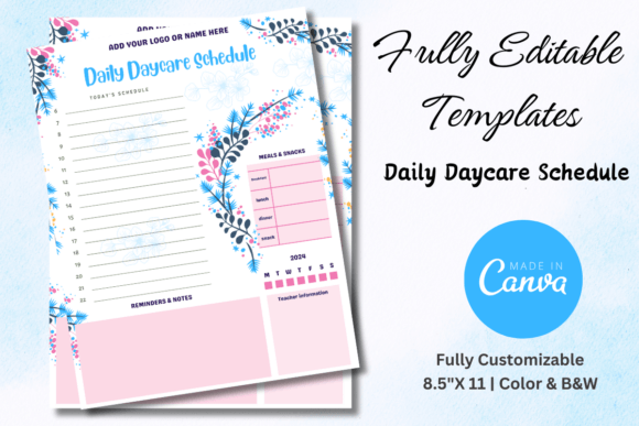 Download Editable Daily Schedule Template - Editable Collection