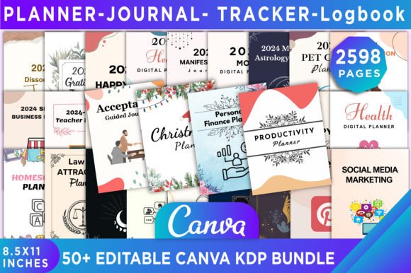 Download 50+ Editable Canva Kdp Bundle - Editable Collection