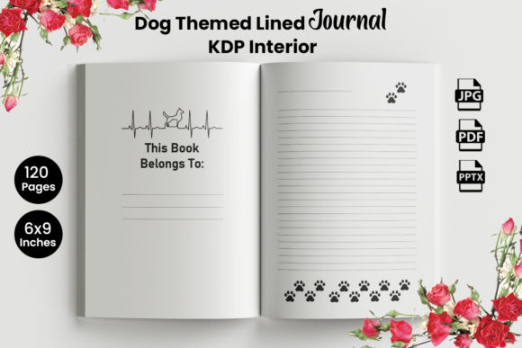 Download Dog Themed Lined Journal - Lined journal Collection