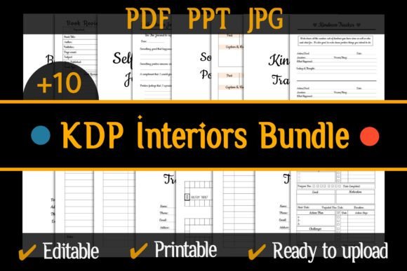 Download Mega Editable KDP Interior Bundle - Editable Collection