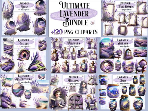 Download Ultimate Lavender Clipart Bundle - Bundle Collection