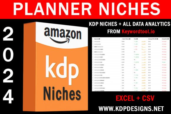 Download Amazon KDP Planner Niches 2024 - Premium Resources