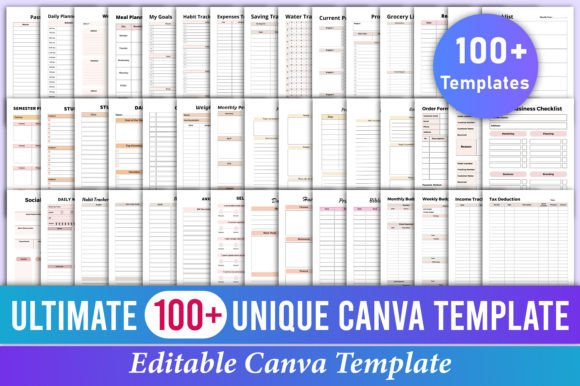Download 100+ Editable Unique Canva Templates - Editable Collection