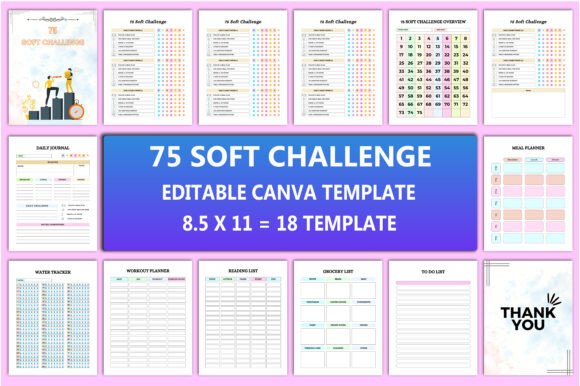 Download Editable 75 Soft Challenge Interior - Editable Collection