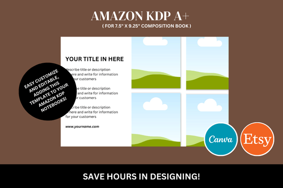 Download Amazon KDP a+ Canva Mockup - Amazon kdp Collection