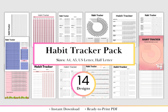 Download Ultimate Habit Tracker Bundle - Bundle Collection