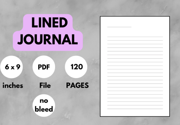 Download LINED JOURNAL for KDP - Lined journal Collection
