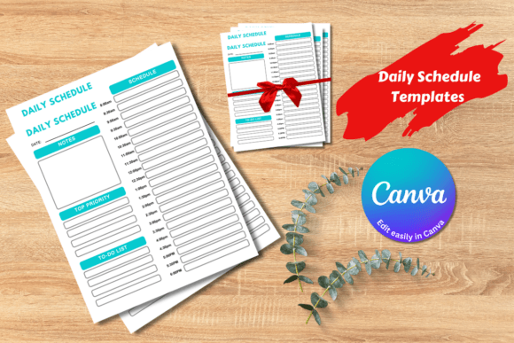 Download Editable Daily Schedule Template - Editable Collection