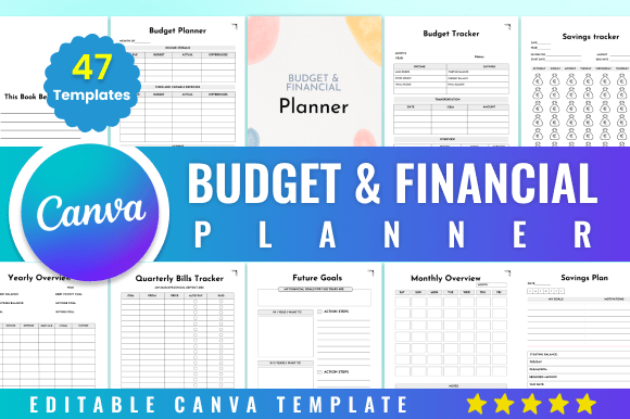 Download Editable Budget &amp; Financial Planner Kdp - Editable Collection