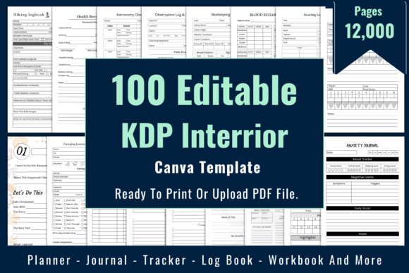 Download 100 Editable KDP Interior Template - Editable Collection